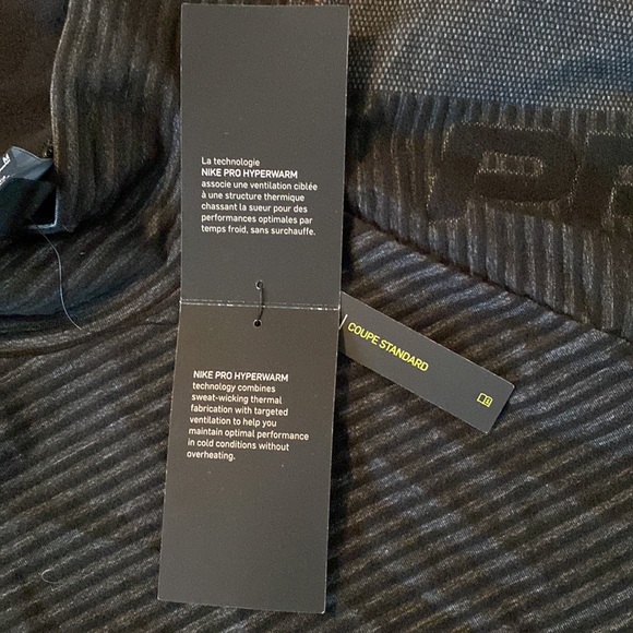 NWT NikePro Hyperwarm Training Long Sleeve - Picture 4 of 6